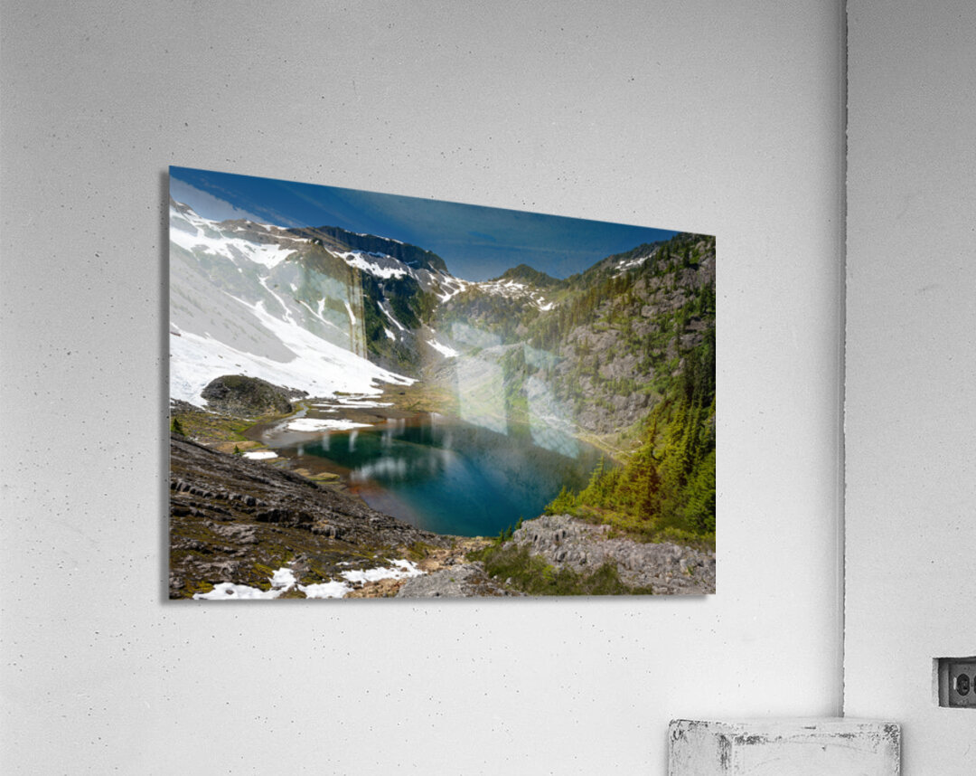 Table mountainMt Baker Washington State USA Acrylic Print