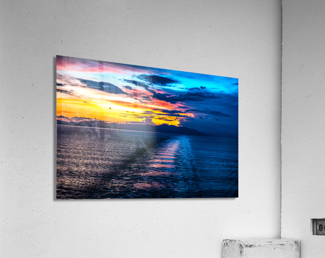 Sunset Solomon Islands Acrylic Print