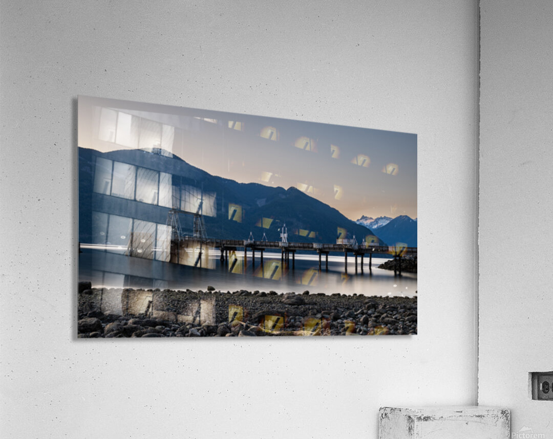 Porteau Cove Pier British Columbia Canada Acrylic Print