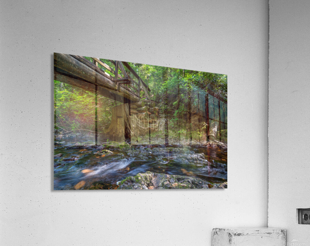 Rolley Lake falls Mission British Columbia Acrylic Print