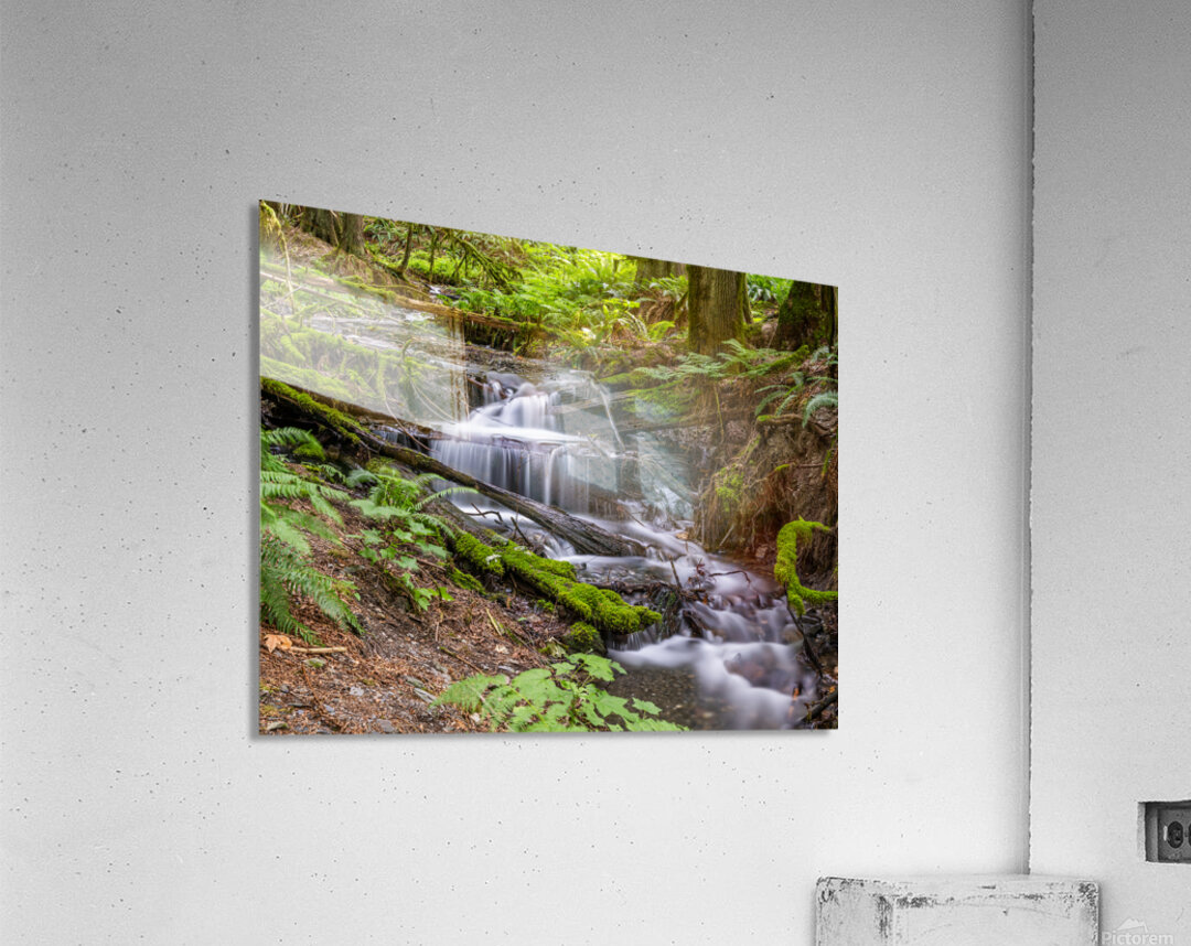 Bridal Veil Falls British Columbia Creek Acrylic Print