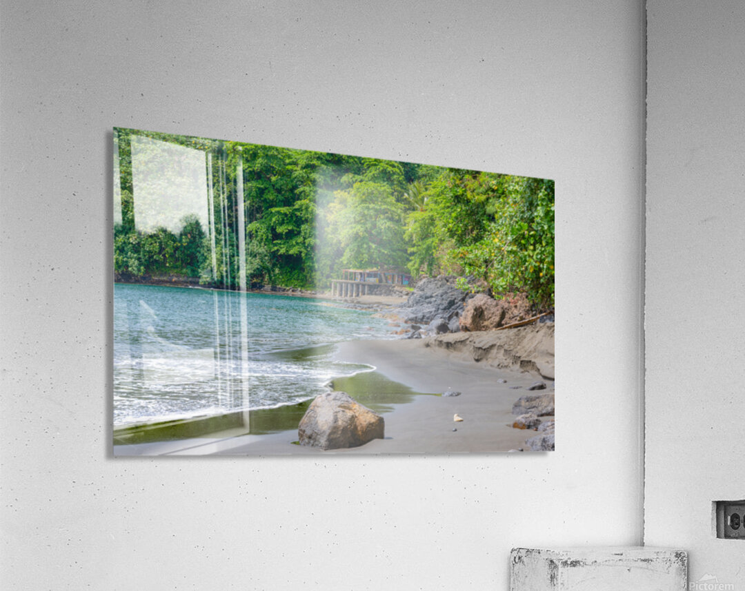 Beach at La Tahiti Pepeete Tahiti Acrylic Print