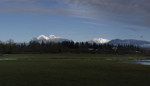 Pano Golden Ears Mountain British Columbia