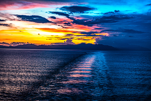 Sunset Solomon Islands