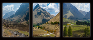 triptych image of scotland