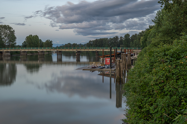 Sunset Fort Langley by Randy Roy Photography