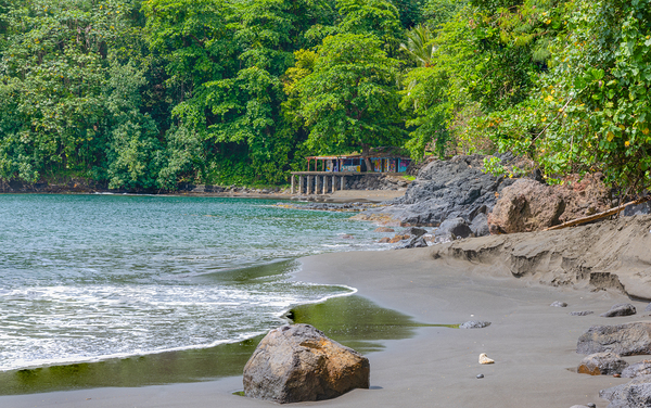 Beach at La Tahiti Pepeete Tahiti by Randy Roy Photography