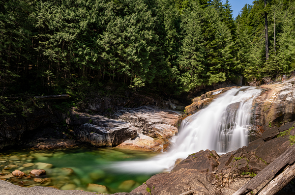 Gold Creek Falls Golden Ears Provincial Park British Columbia  by Randy Roy Photography