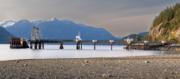 Porteau Cove Pier British Columbia Canada by Randy Roy Photography