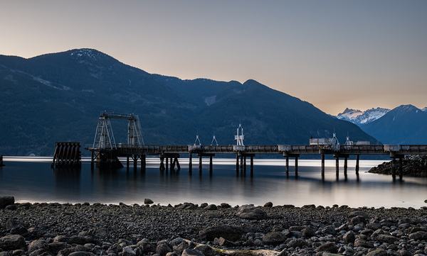 Porteau Cove Pier British Columbia Canada by Randy Roy Photography