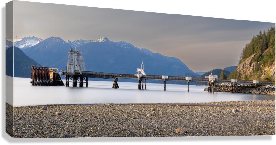 Porteau Cove Pier British Columbia Canada Canvas Print
