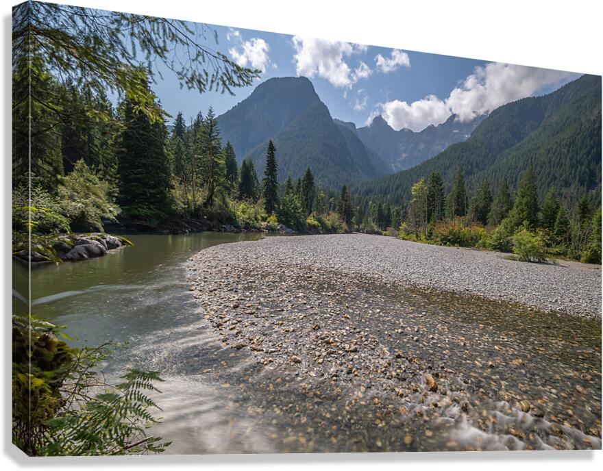 Gold Creek Golden Ears Provincial Park British Columbia Canvas Print
