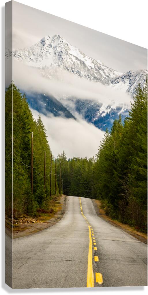 Chilliwack Lake Road British Columbia Canvas Print