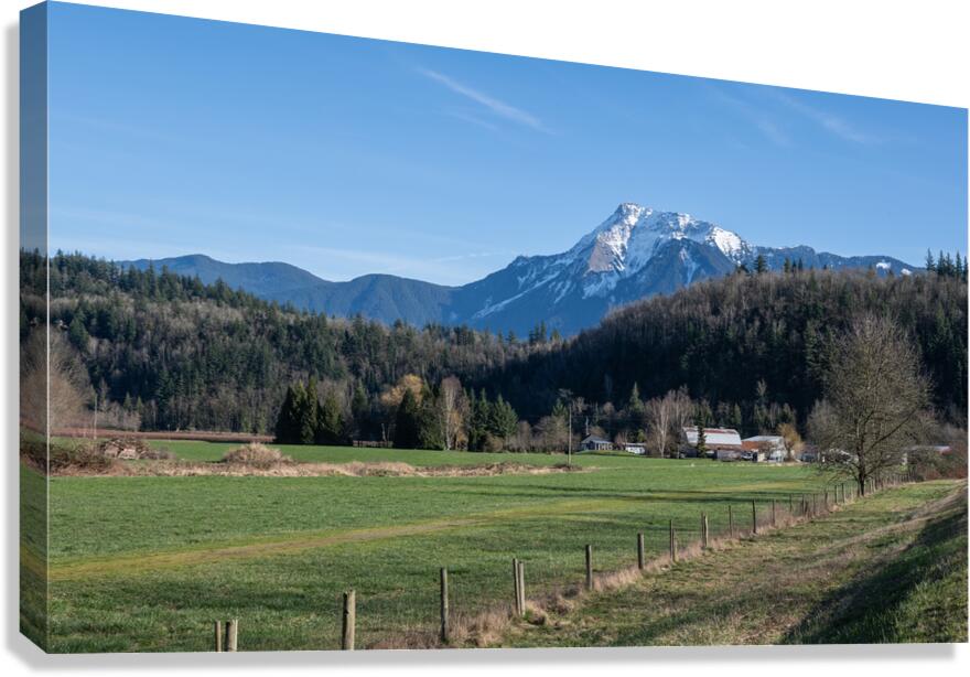 Dyke trail Agassiz British Columbia Canada Canvas Print