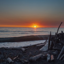 Fort Ebey beach ICM sunset