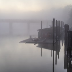 Fort Langley British Columbia Fog 2