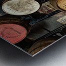 Glengoyne Distillery north of Glasgow Scotland Metal print