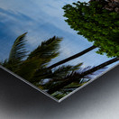 Likuliku water bungalows Metal print