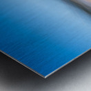 Log booms Fraser river Fort Langley British Columbia Canada Metal print