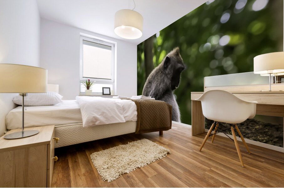 Monkey Forest Bali Mural print