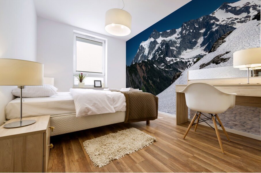 Mt.Shuksan at Mt Baker Washington State USA Mural print