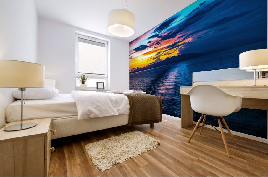 Sunset Solomon Islands Mural print