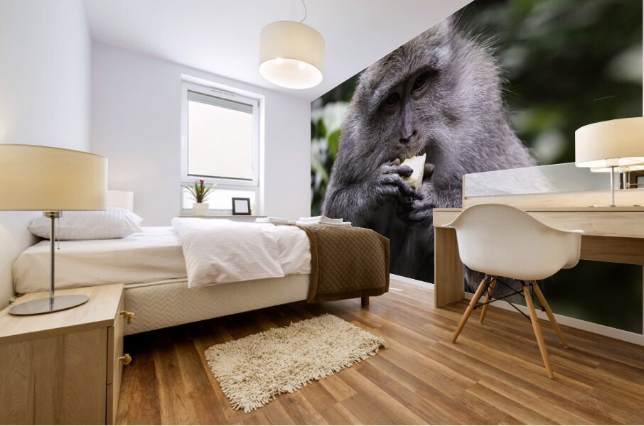 Monkey Forest Bali Mural print