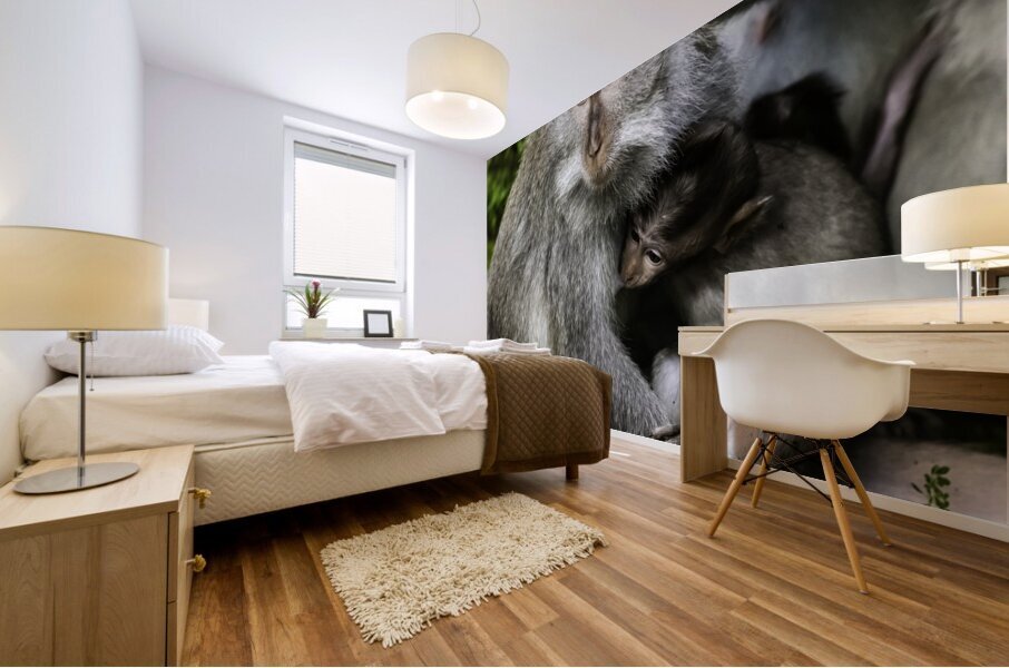 Monkey Forest Bali Mural print