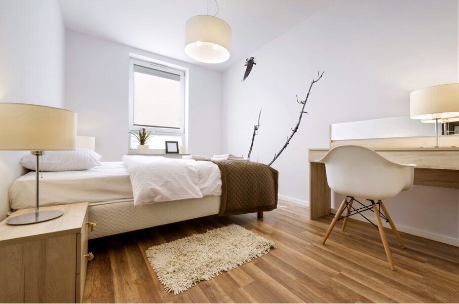 Eagle soaring over a tree Mural print