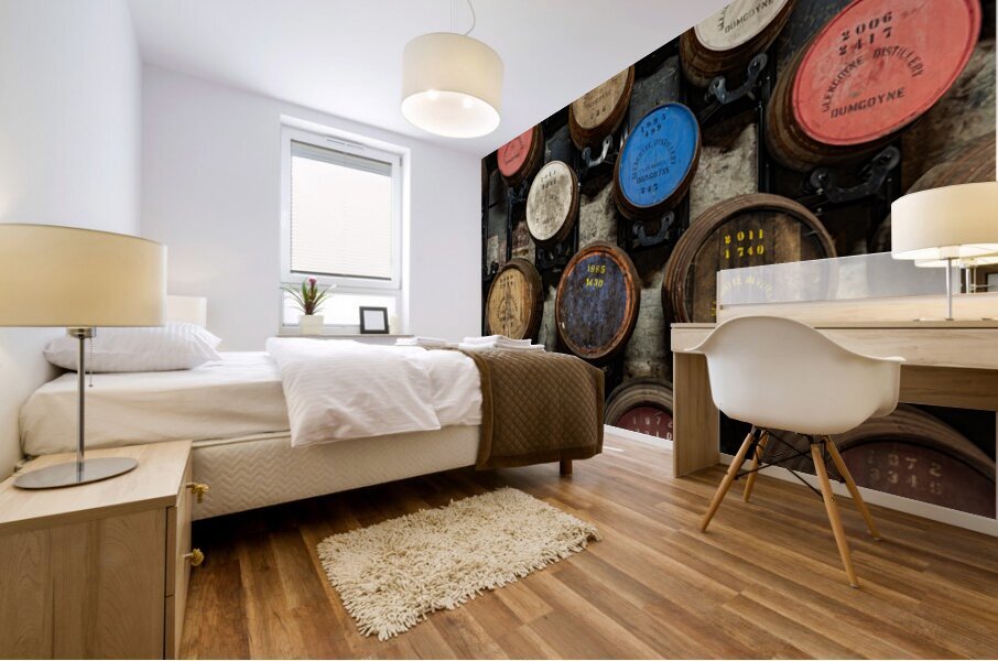 Glengoyne Distillery north of Glasgow Scotland Mural print