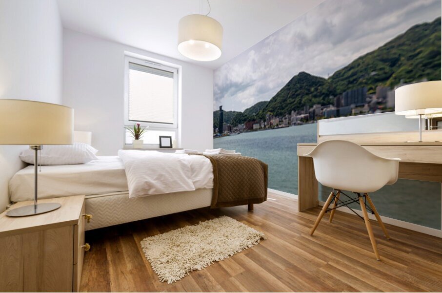 The kanmon straights Mural print