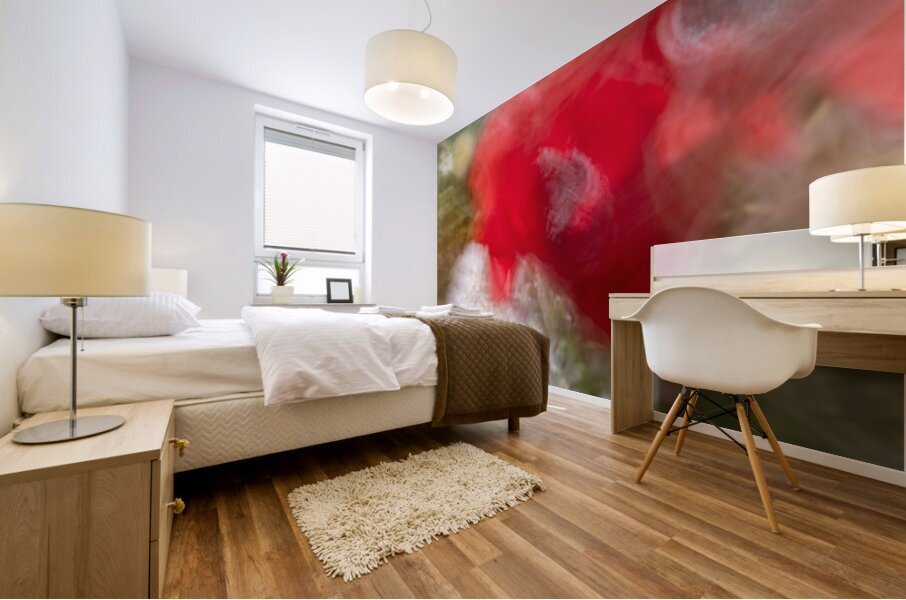 Poppy ICM Mural print