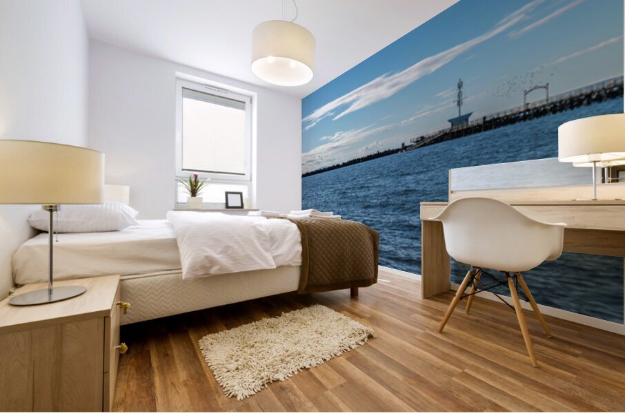 White Rock British Columbia Pier Mural print