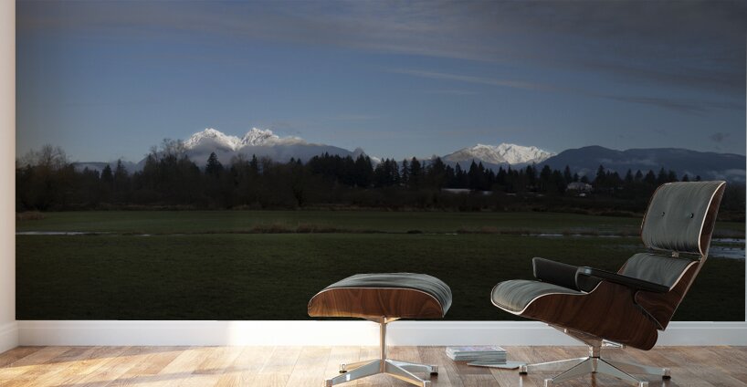 Pano Golden Ears Mountain British Columbia Wall Murals
