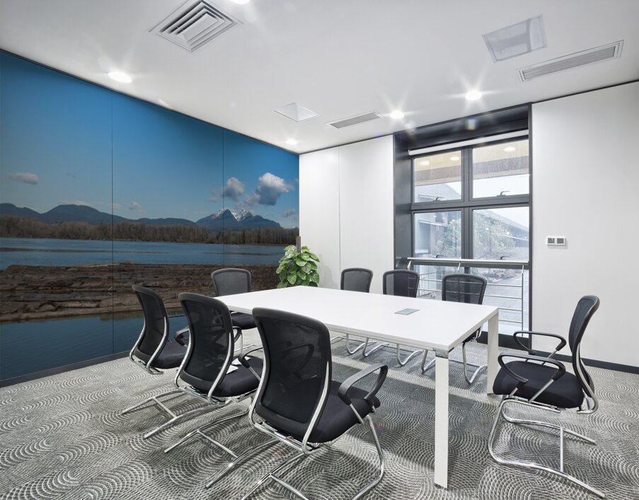 Golder Ears Mountains from brae Island Wall Printing