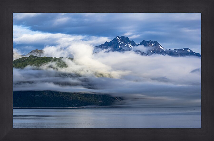 Glacier bay Alaska Picture Frame print