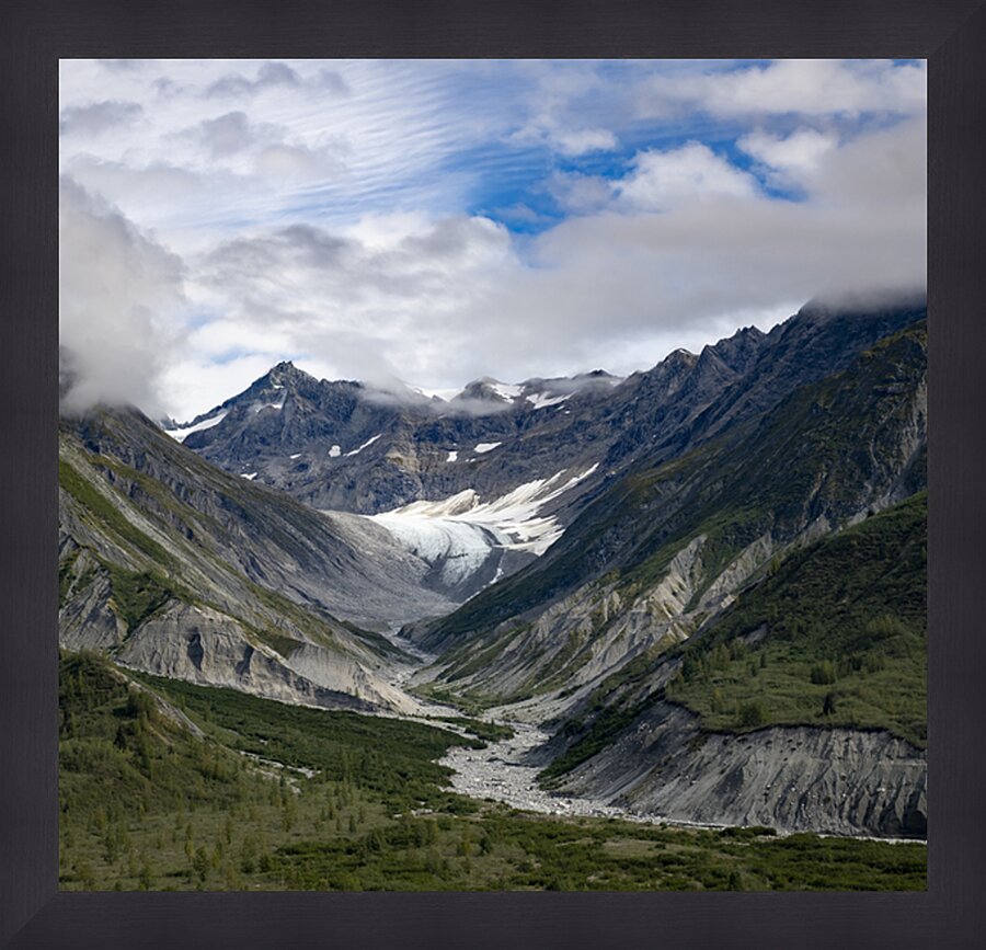 Glacier bay Alaska Picture Frame print
