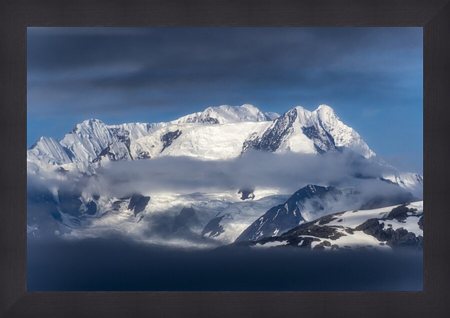 Glacier bay Alaska Picture Frame print