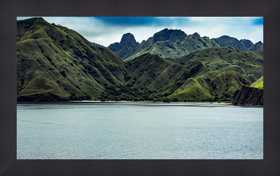 komodo island Picture Frame print