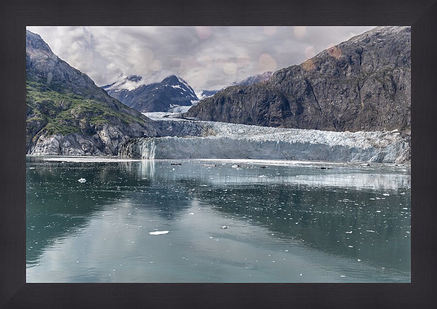 Glacier Bay Basin Alaska USA  Framed Print Print