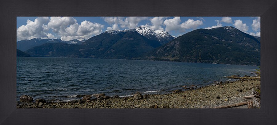 Porteau Cove British Columbia pano Picture Frame print