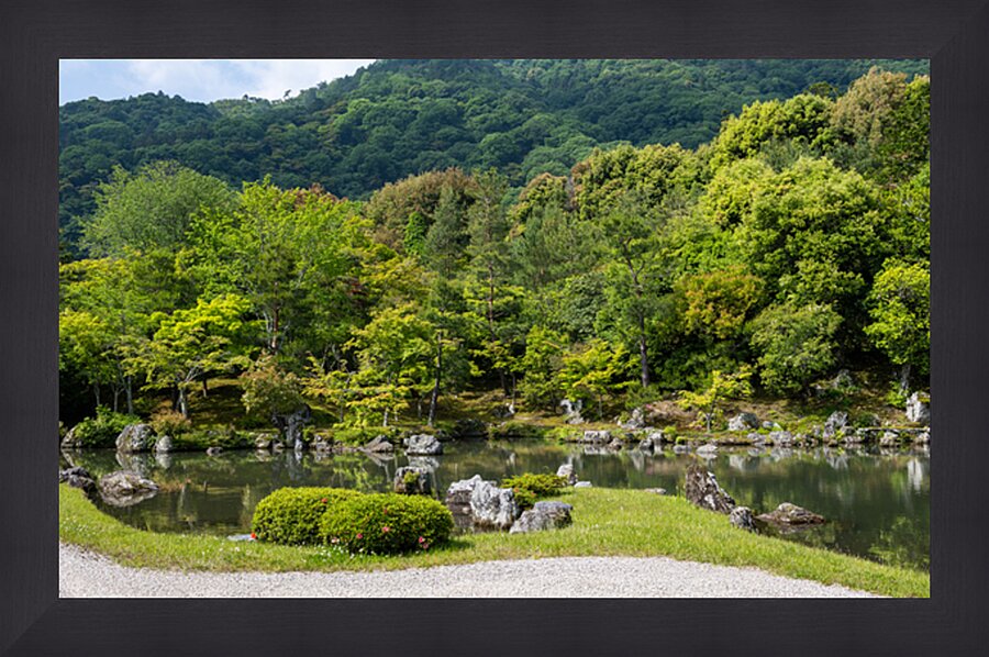 Tenryu ji Temple Gardens Kyoto Picture Frame print