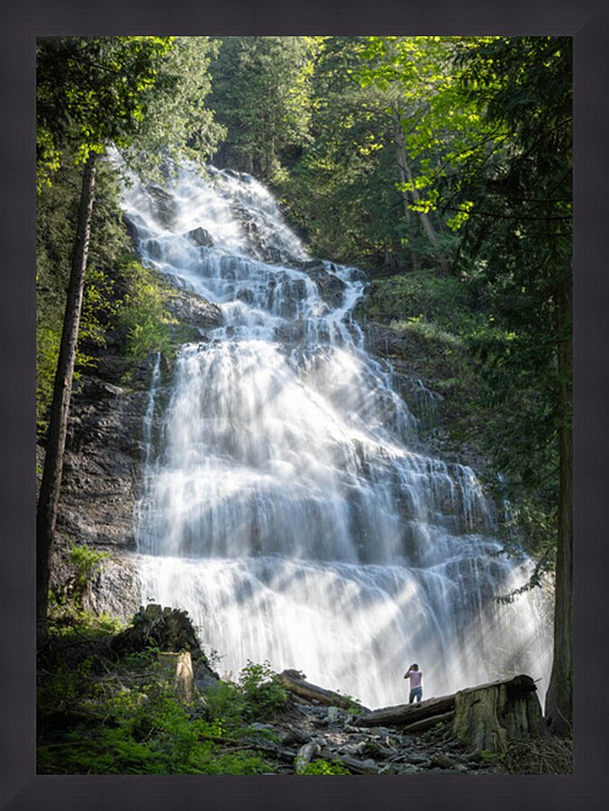 Bridal Veil Falls Picture Frame print