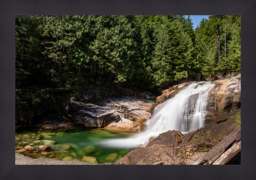 Gold Creek Falls Golden Ears Provincial Park British Columbia  Picture Frame print