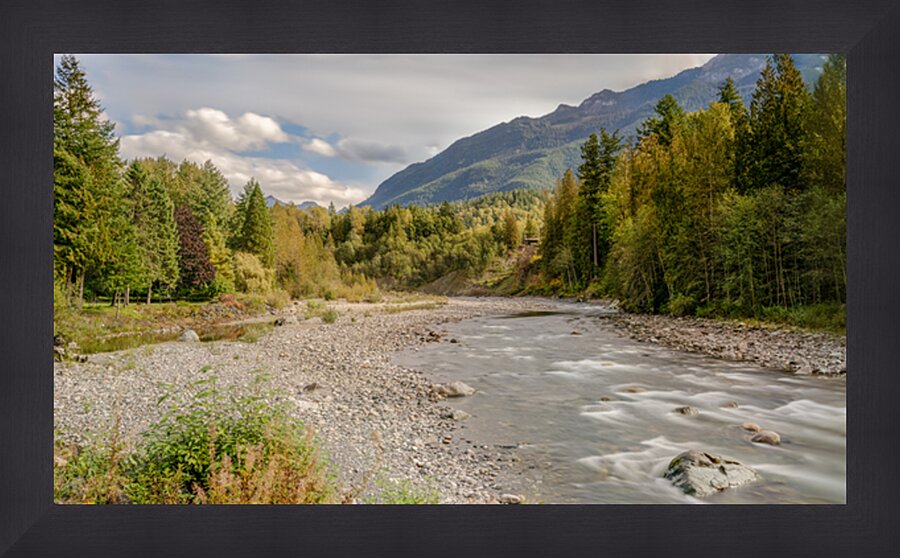 Chilliwack River British Columbia Picture Frame print