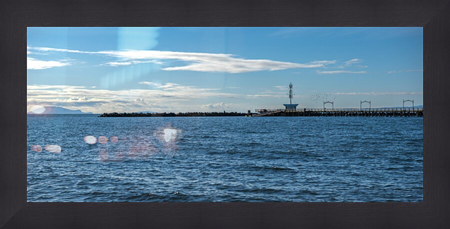 White Rock British Columbia Pier Picture Frame print