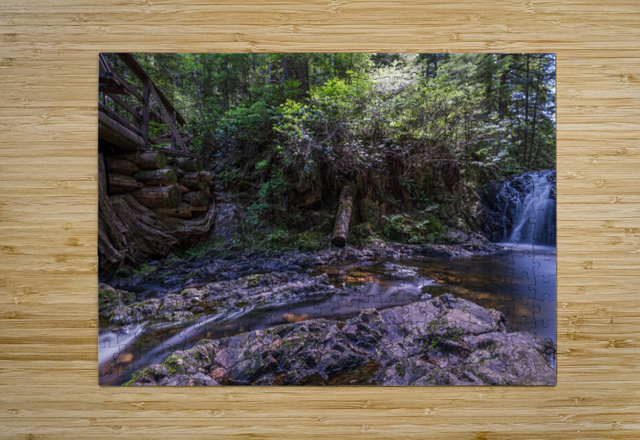 Rolley Lake falls Mission British Columbia 3 Randy Roy Photography Puzzle printing