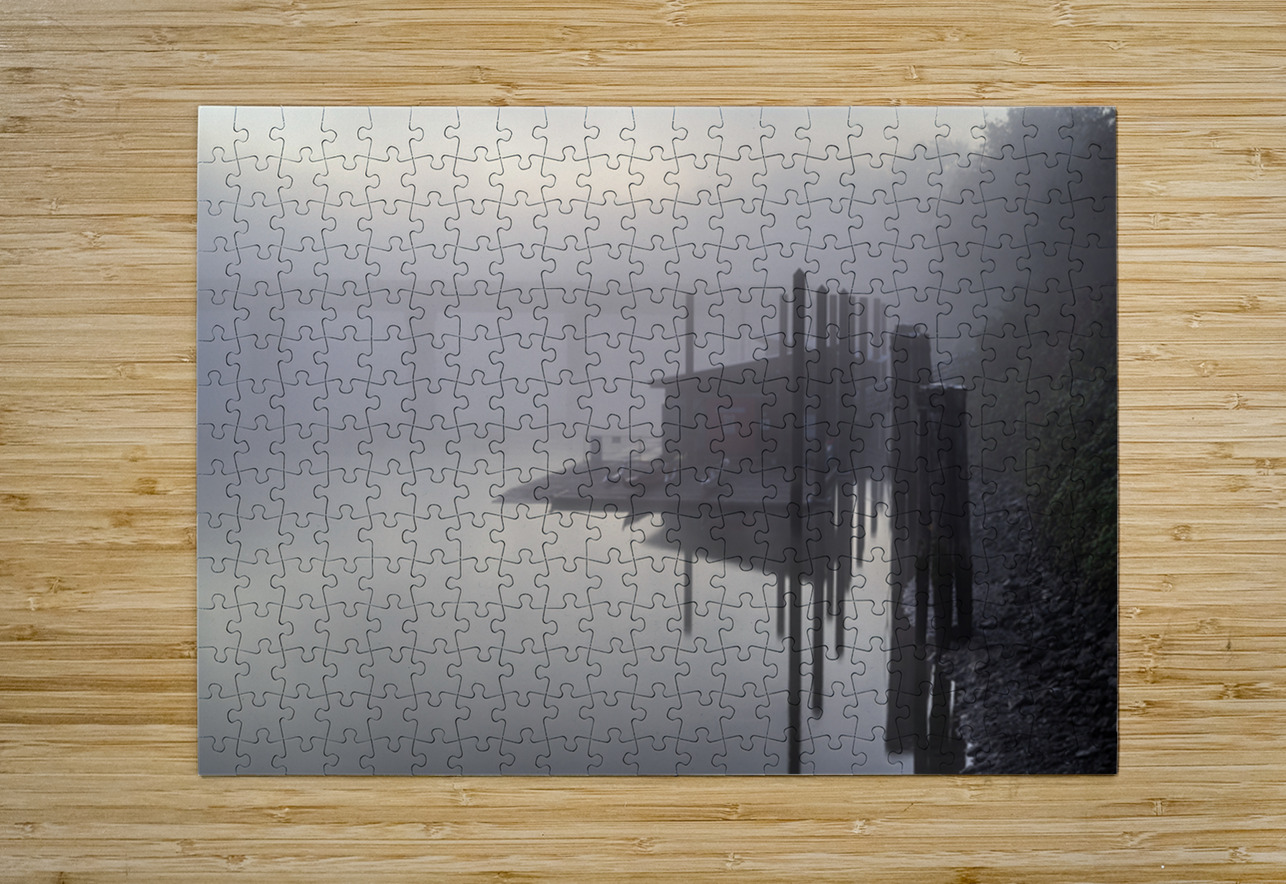 Fort Langley British Columbia Fog 2 Randy Roy Photography Puzzle printing