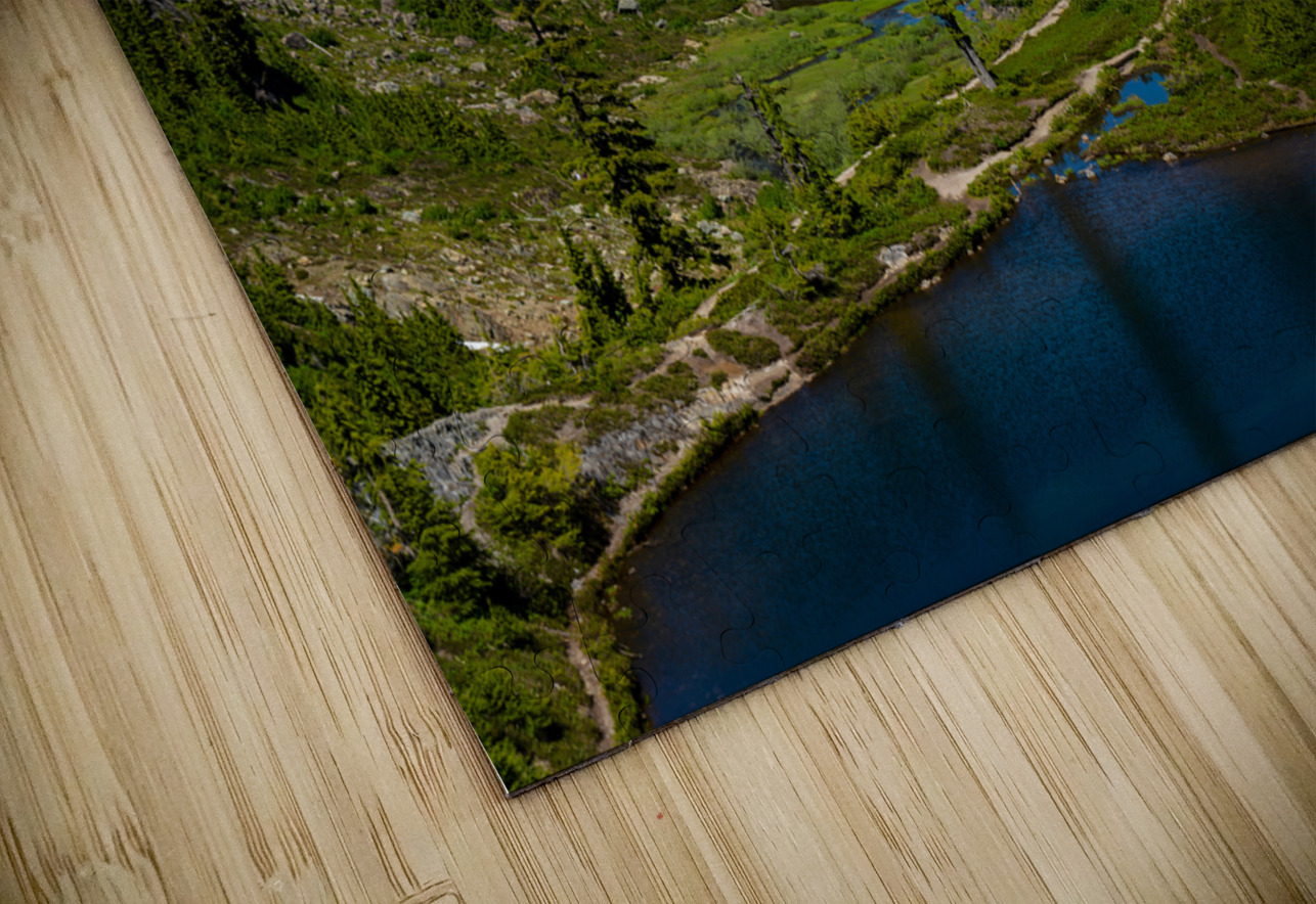 Bagley Lakes at Mt Baker Washington State USA Randy Roy Photography Puzzle