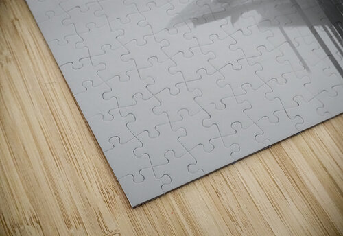 Fort Langley British Columbia Fog Black and White Randy Roy Photography puzzle